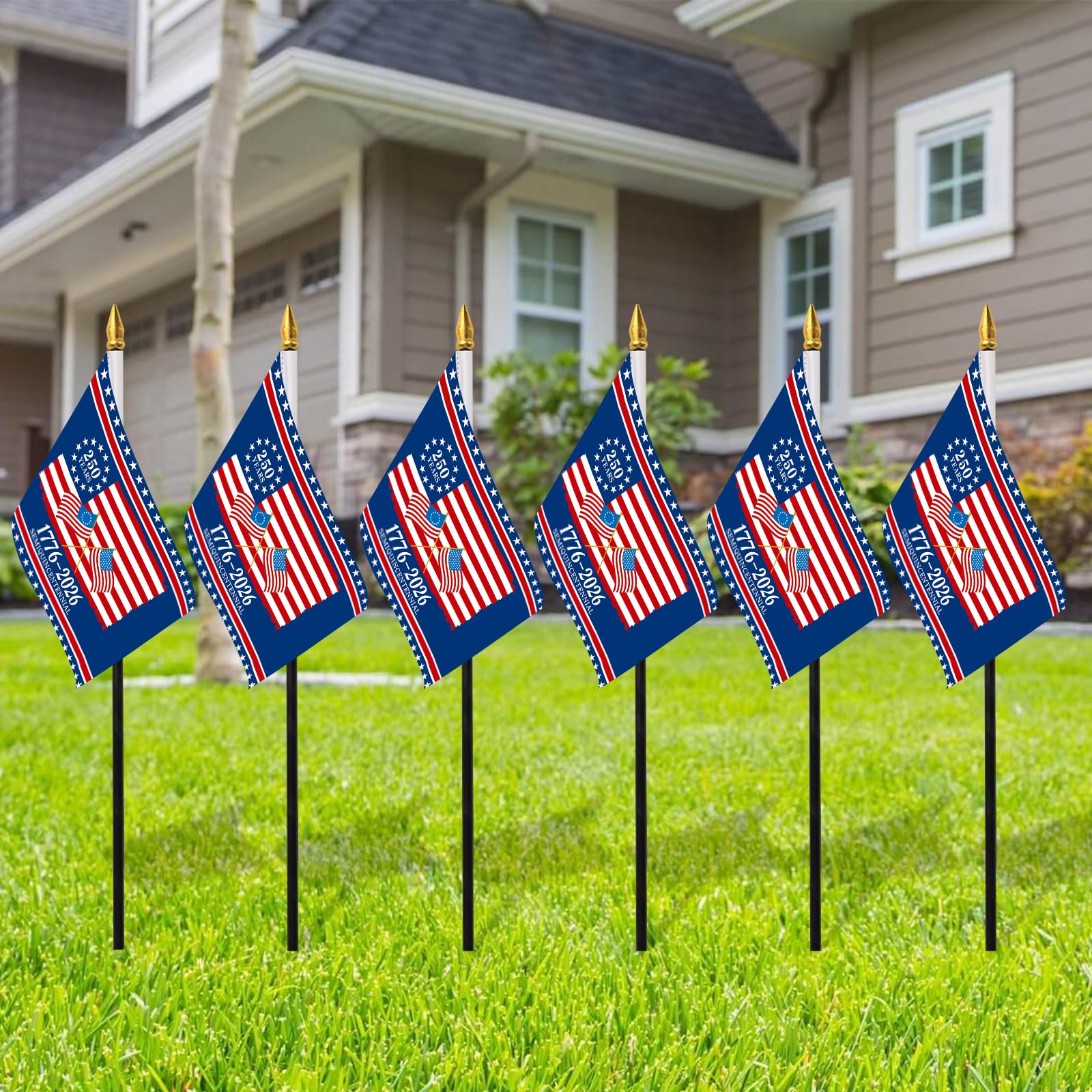 Probsin house welcome decor flags create festive room accents.