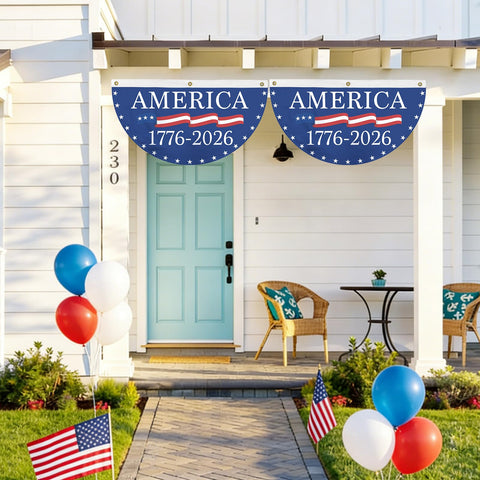 Probsin indoor-outdoor wall decor suitable for anniversaries and patriotic celebrations
