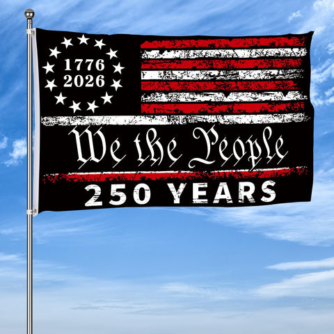 Probsin home decor flag adds seasonal festive flair.
