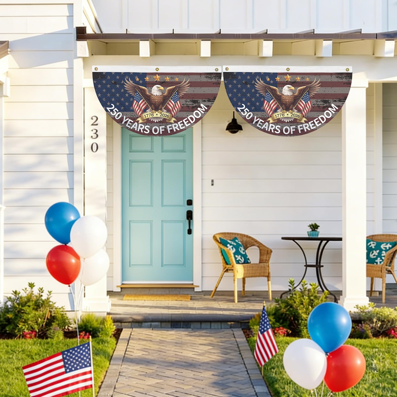 Two-piece Probsin backdrops offer flexible party setup
