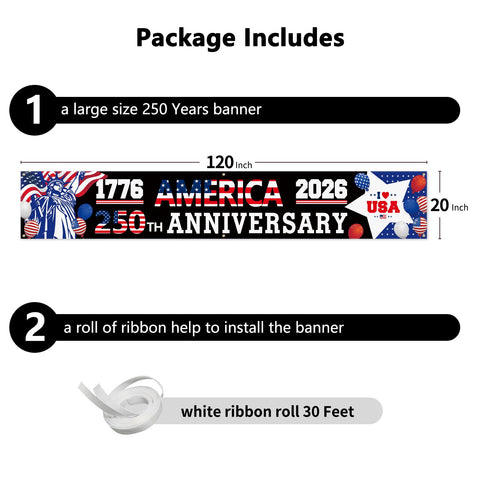Patriotic Probsin banner suitable for patio, garden, and yard decor.
