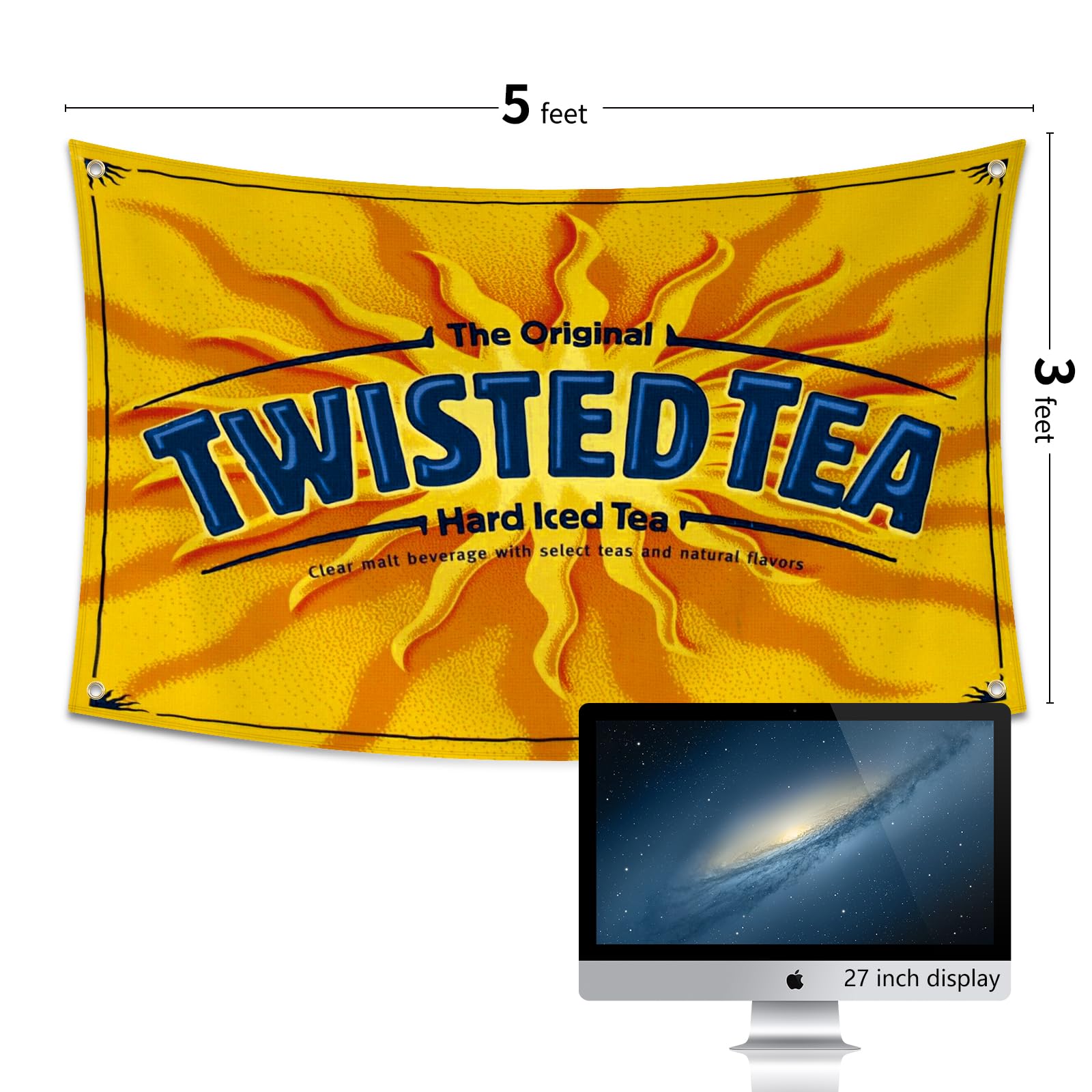 Bold Probsin flag accent in a man cave environment
