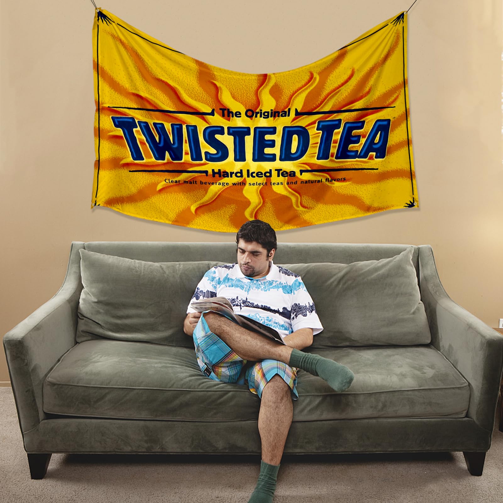 Welcome backdrop option using Probsin flag in a photo setup
