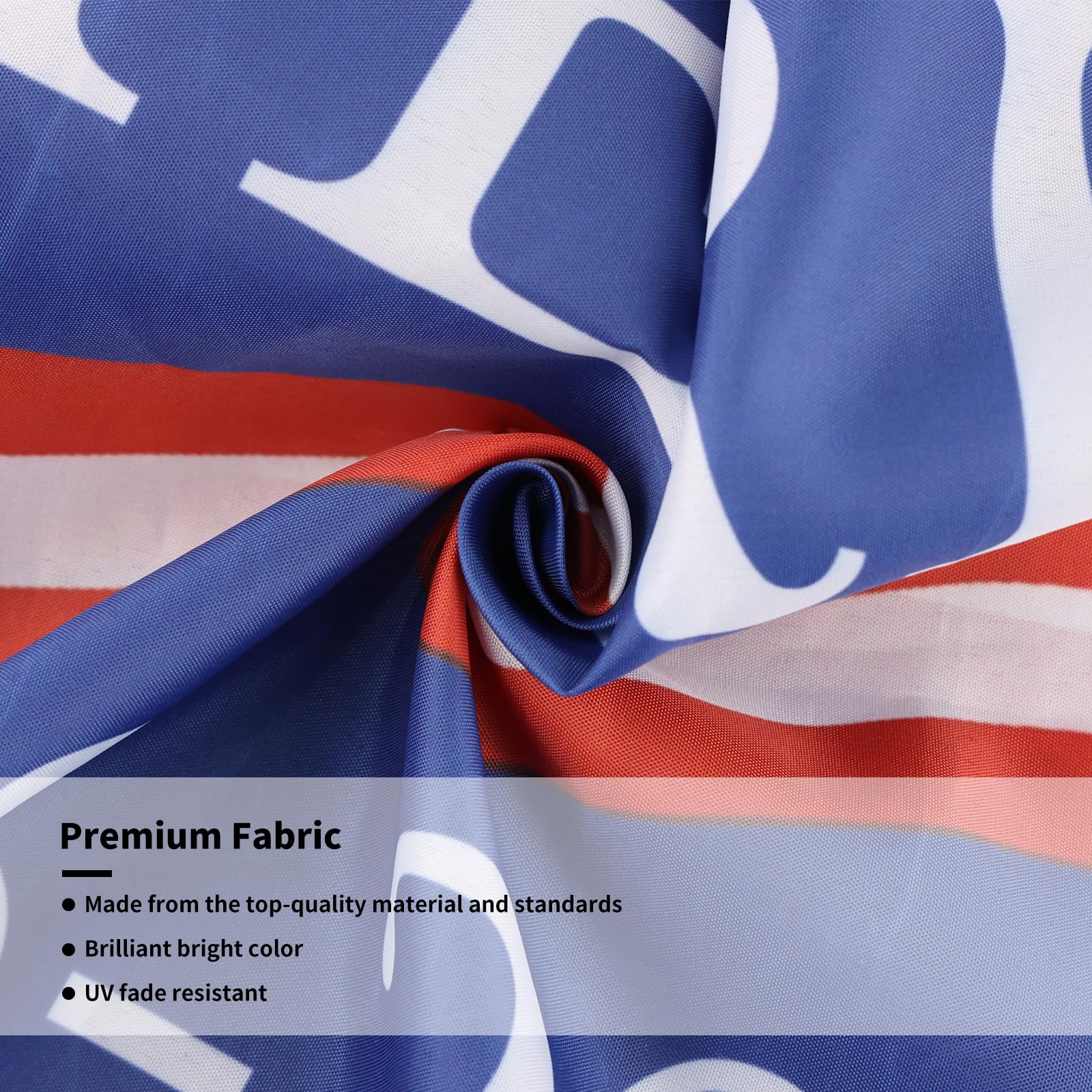 Probsin waterproof fabric bunting ready for indoor or outdoor decoration
