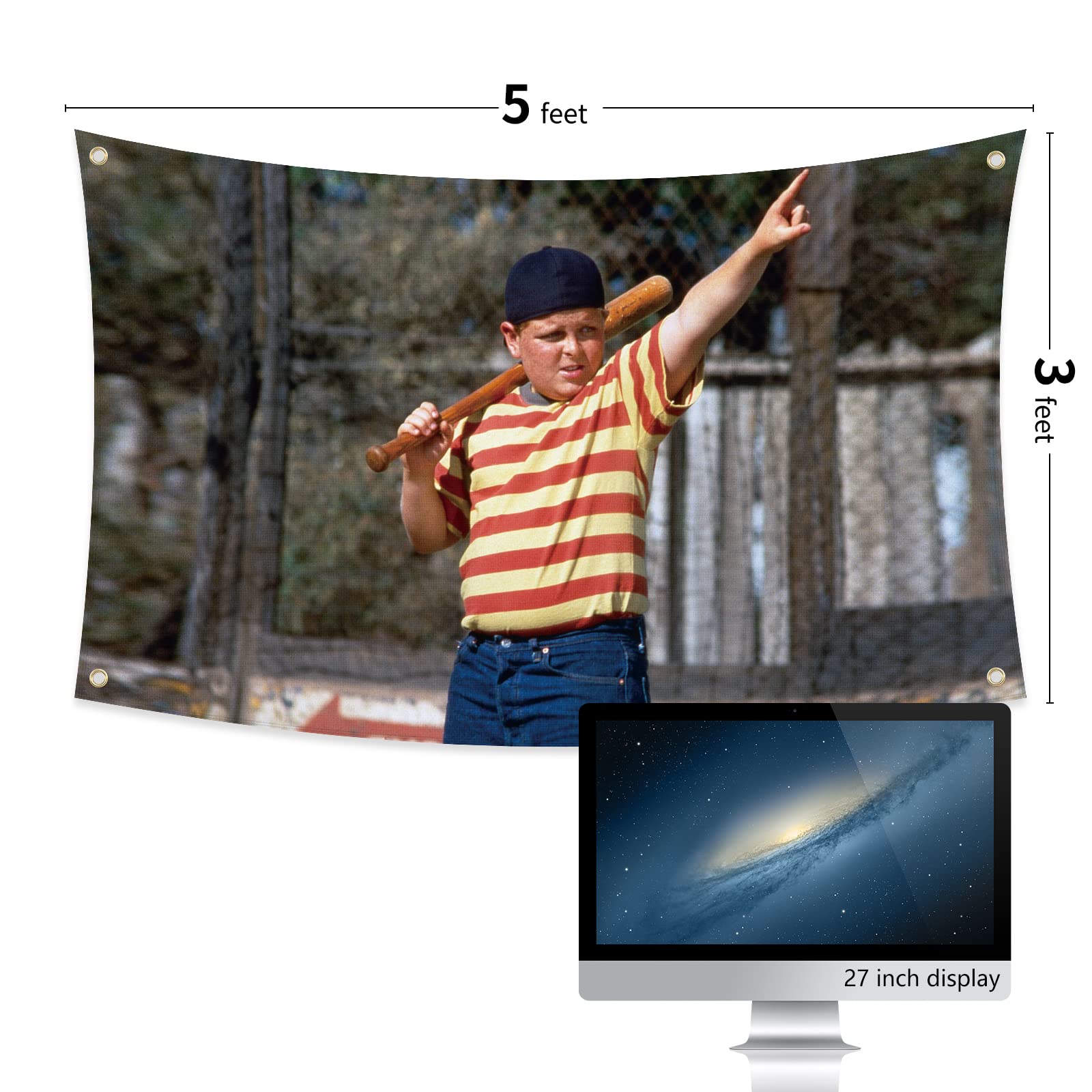 Probsin Waterproof Polyester flag stands up to weather