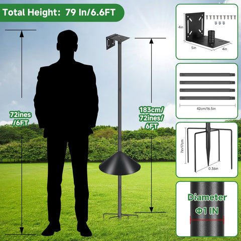 PROERR squirrel-baffle protects feeder from pests
