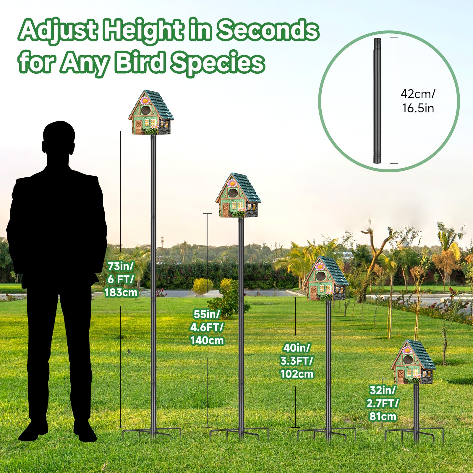PROERR Universal Adapter Kit ensures wobble-free mounting for most feeders.