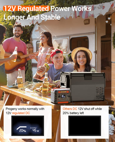 PROGENY pure sine wave output keeps CPAP and electronics stable
