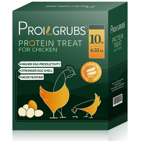 PROILGRUBS BSFL larvae ideal for molt season nourishment.