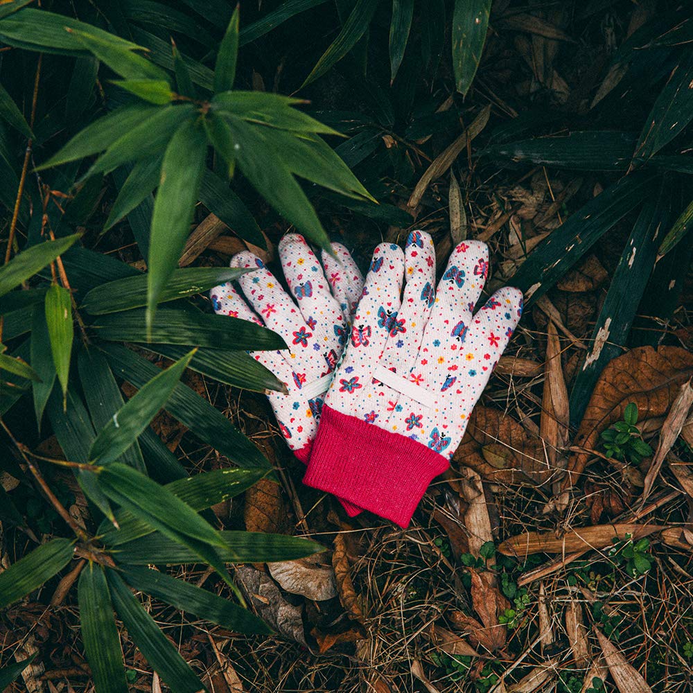 Promedix P Kids Garden Gloves elastic back for a snug, easy fit