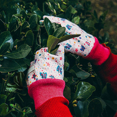 PROMEDIX P Kids Garden Gloves two-pack ready for outdoor activities