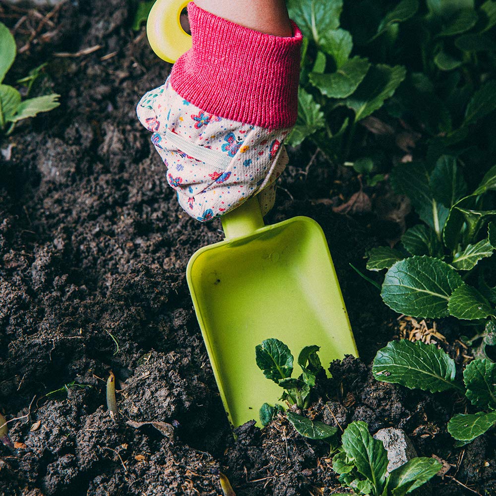 Promedix P Kids Garden Gloves palm dots provide non-slip grip