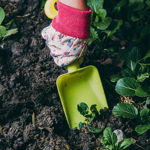 Promedix P Kids Garden Gloves palm dots provide non-slip grip