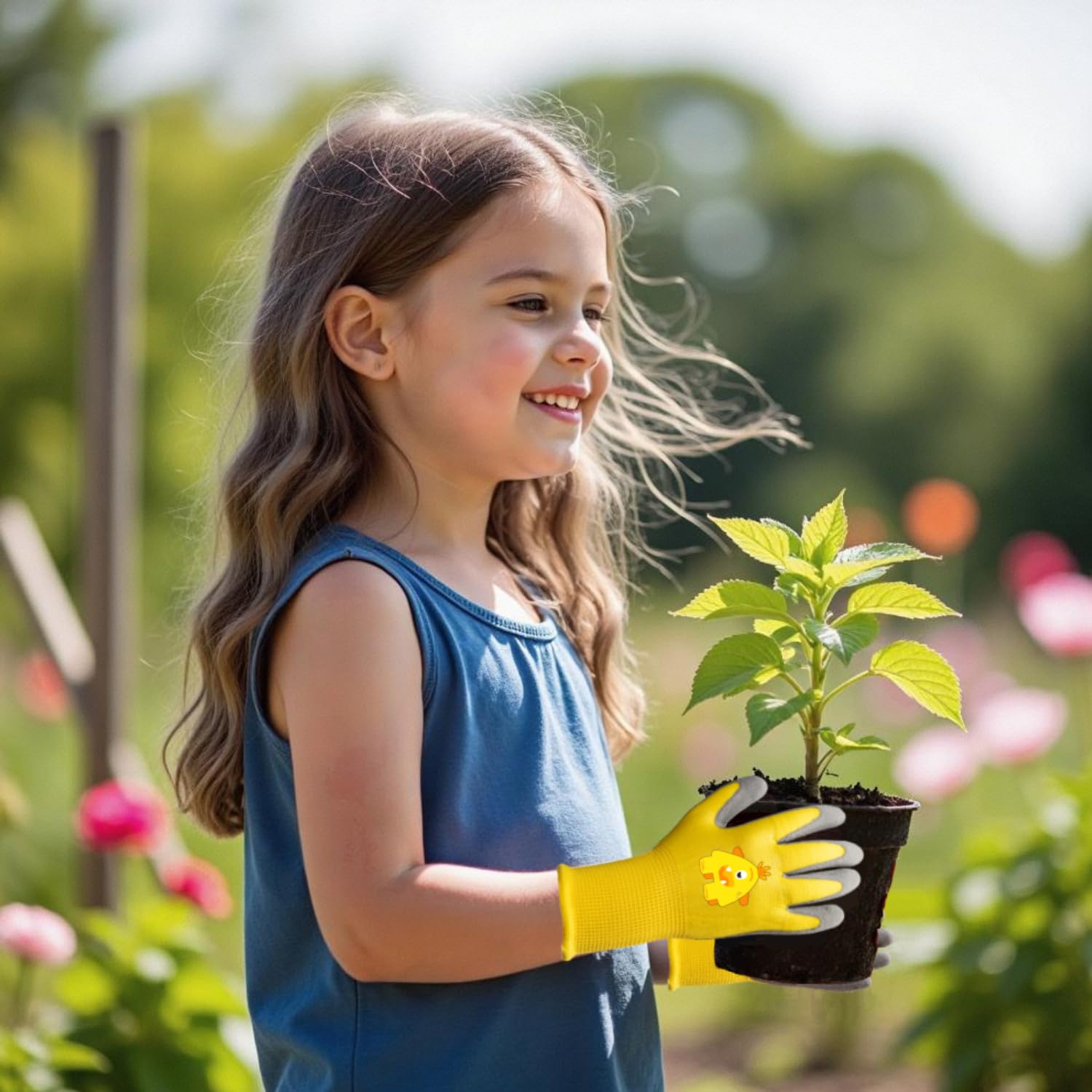 PROMEDIX P rubber-coated palm delivers non-slip grip for light tools and weeding.