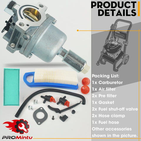 ProMintu carburetor assembly image signals ready-to-install replacement.