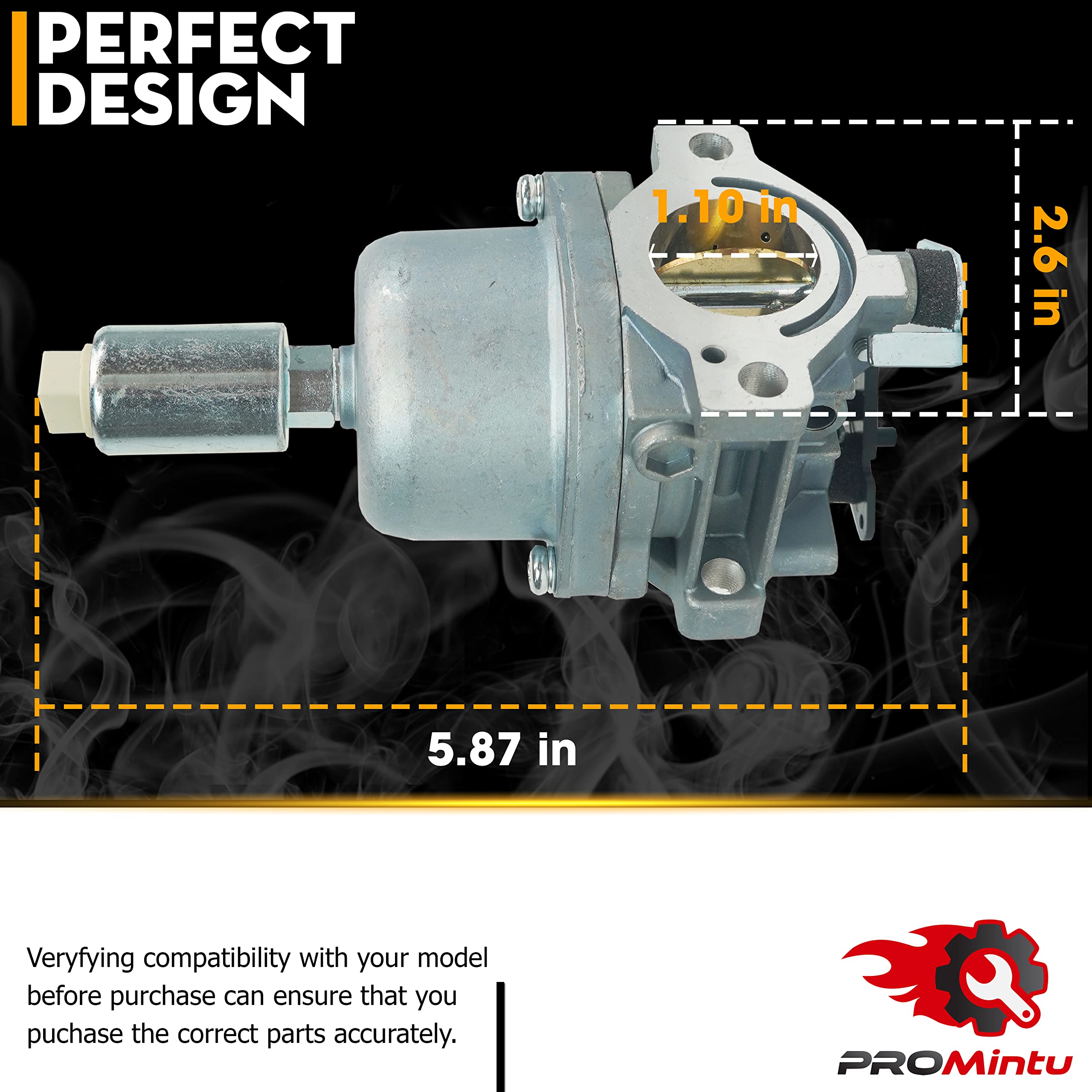 ProMintu carburetor serial-number view helps verify model compatibility quickly.