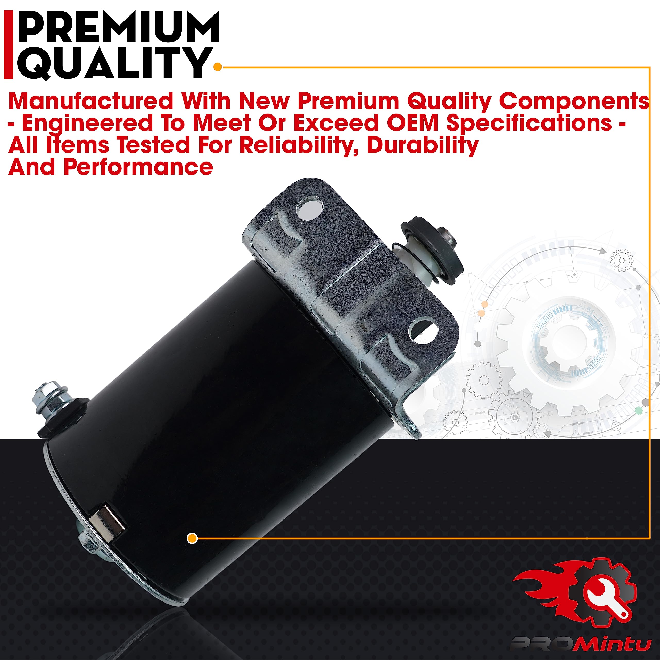 Promintu starter motor for S120-S130 delivers smooth starts on compact decks