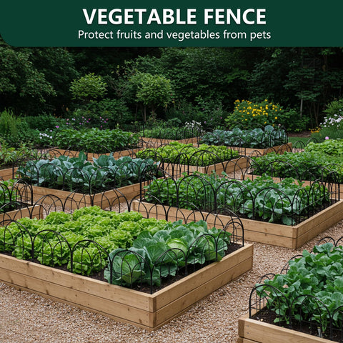 Promitop multipurpose garden fence for flowers patios and landscapes