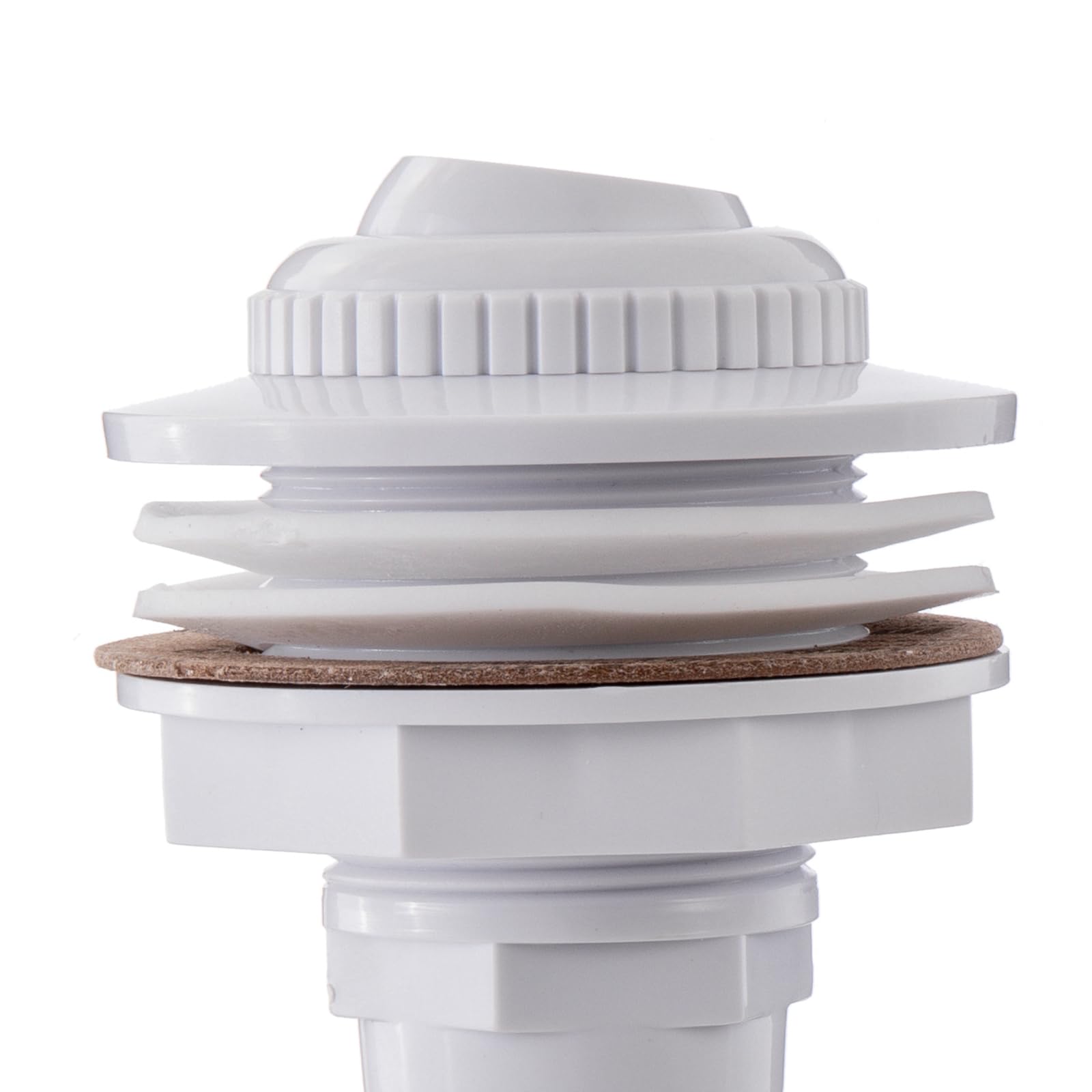Promotus eyeball assembly enabling directional water flow in wall skimmers.