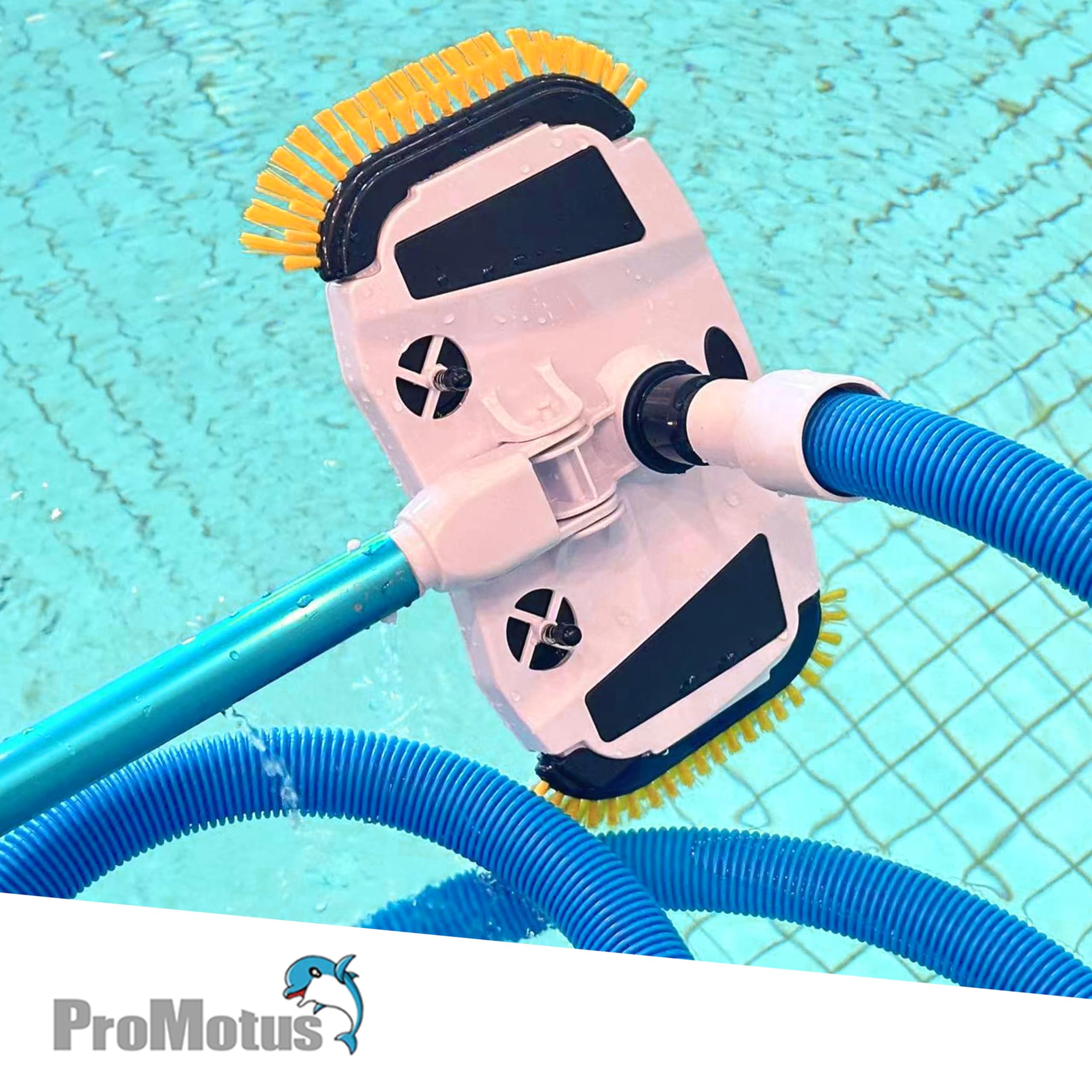 ProMotus works with above-ground and inground pools for versatility.