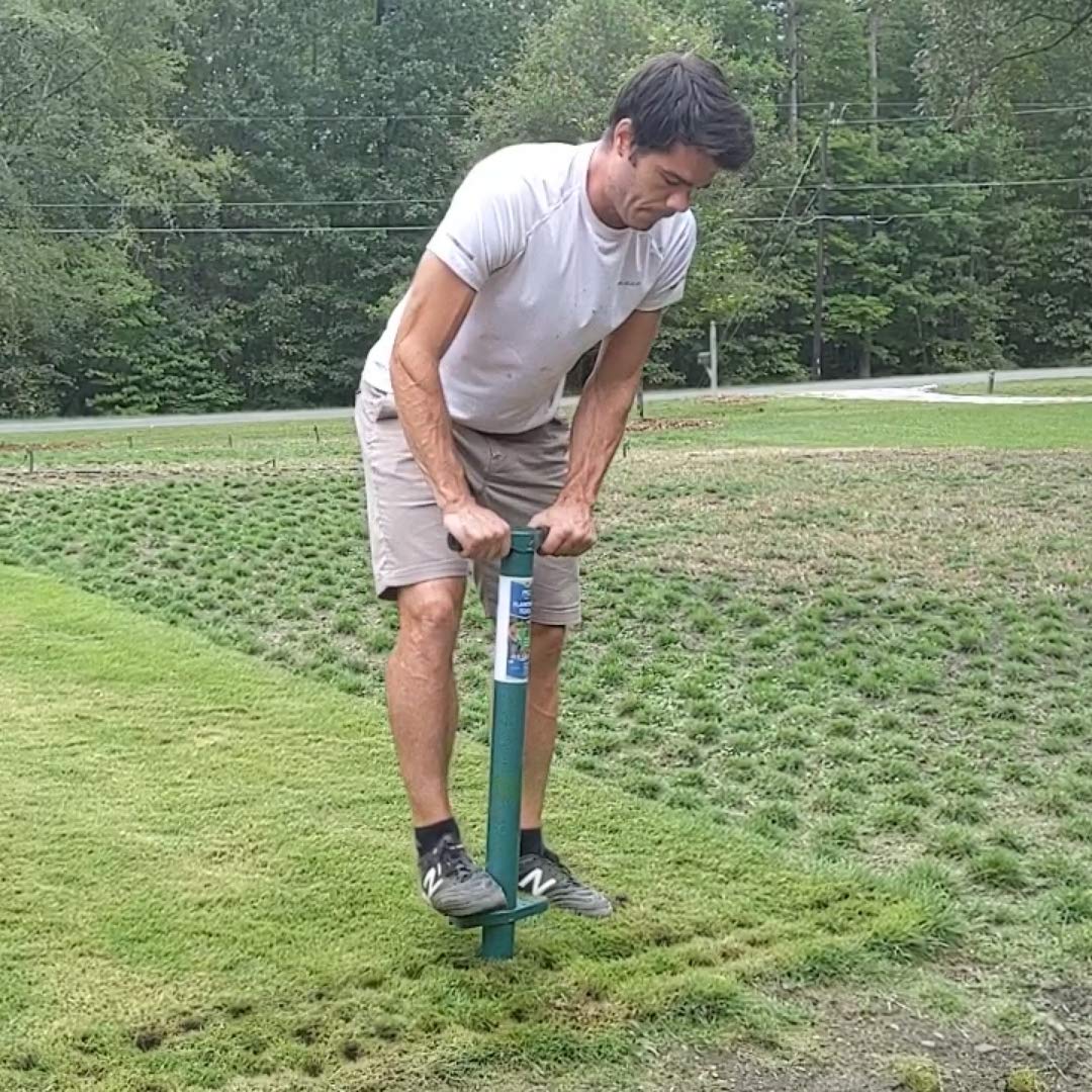 ProPlugger 5-in-1 sod plugger feature supports lawn and turf transplantation.
