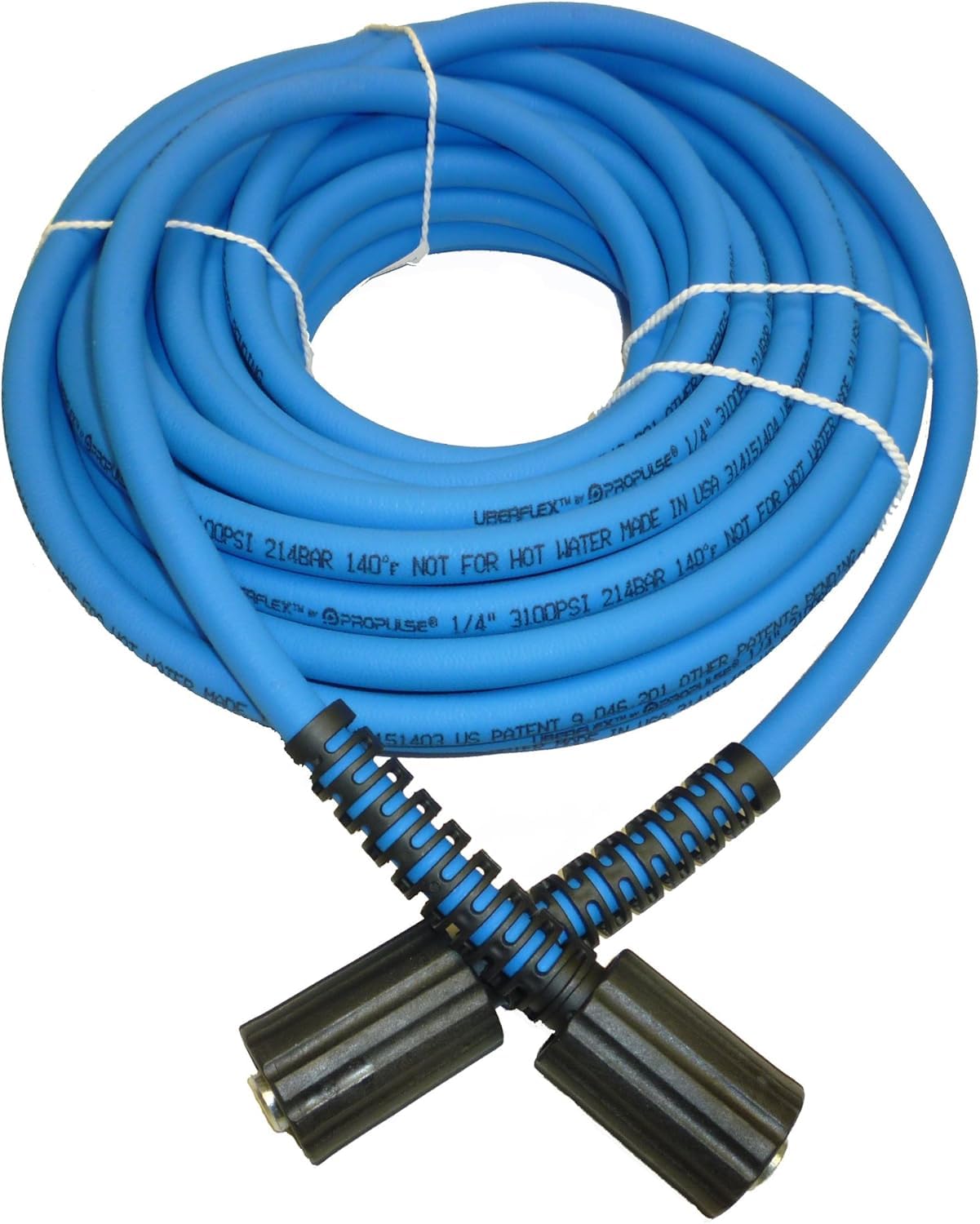 Propulse UberFlex kink-resistant hose fully extended for versatile cleaning.