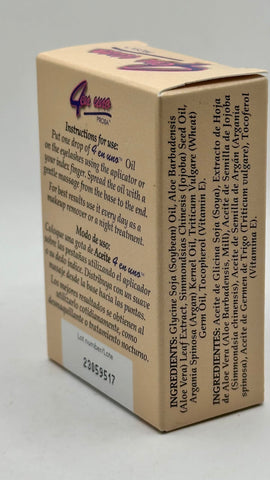 Prosa 4-in-1 eyelash oil packaging showcases premium, travel-friendly design.