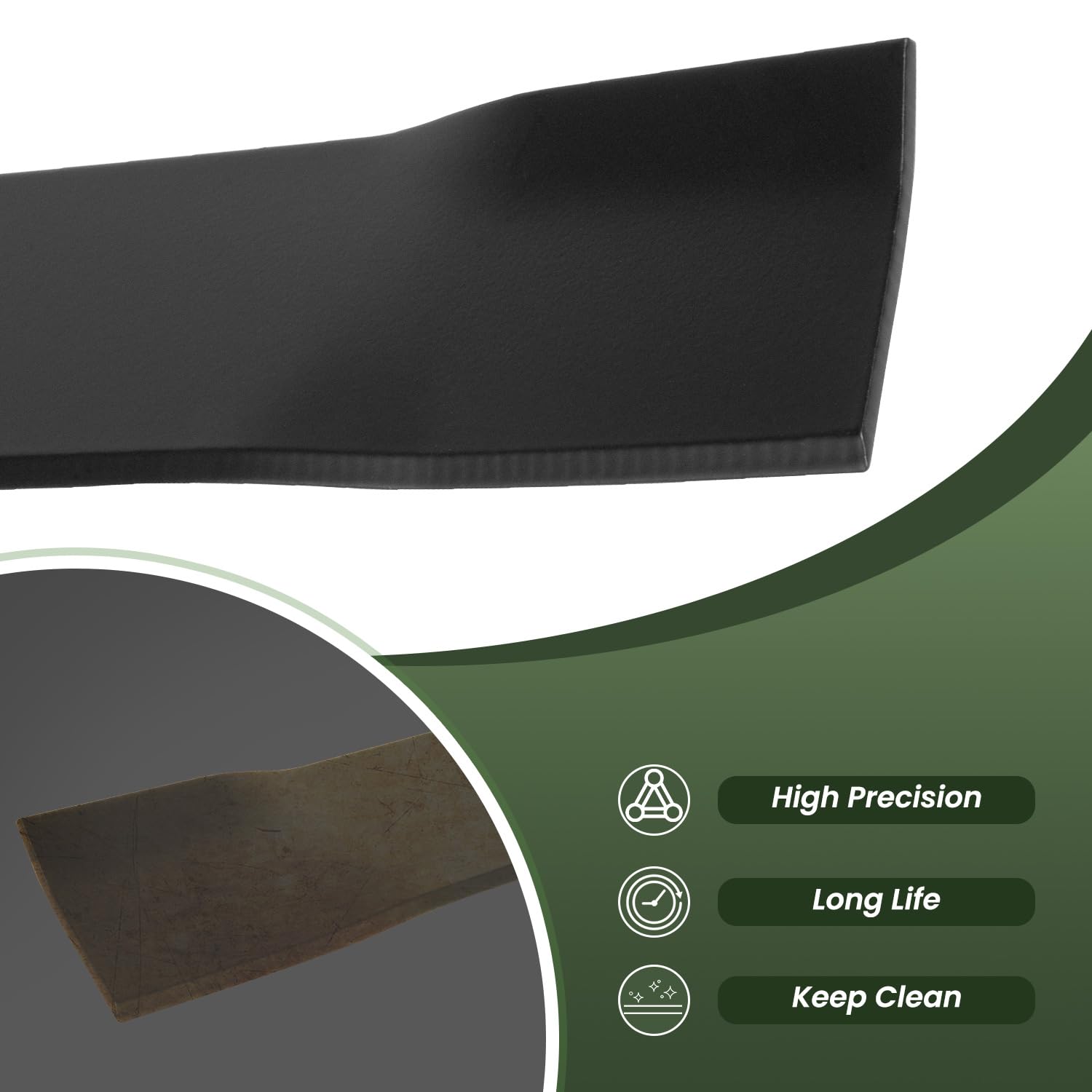 Prosentuo AC04020 blades angled airflow channels for debris management
