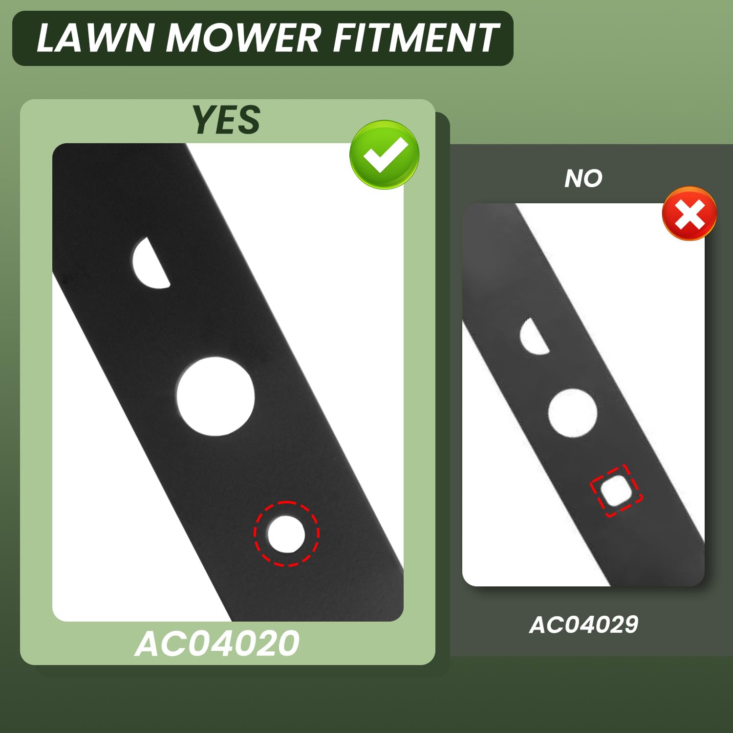 Prosentuo AC04020 blade with cold-forged steel core for durability