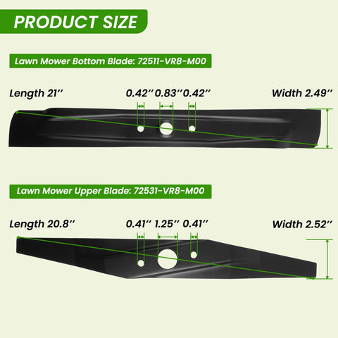 Prosentuo mulching-enhanced blade creates finer clippings for faster breakdown.