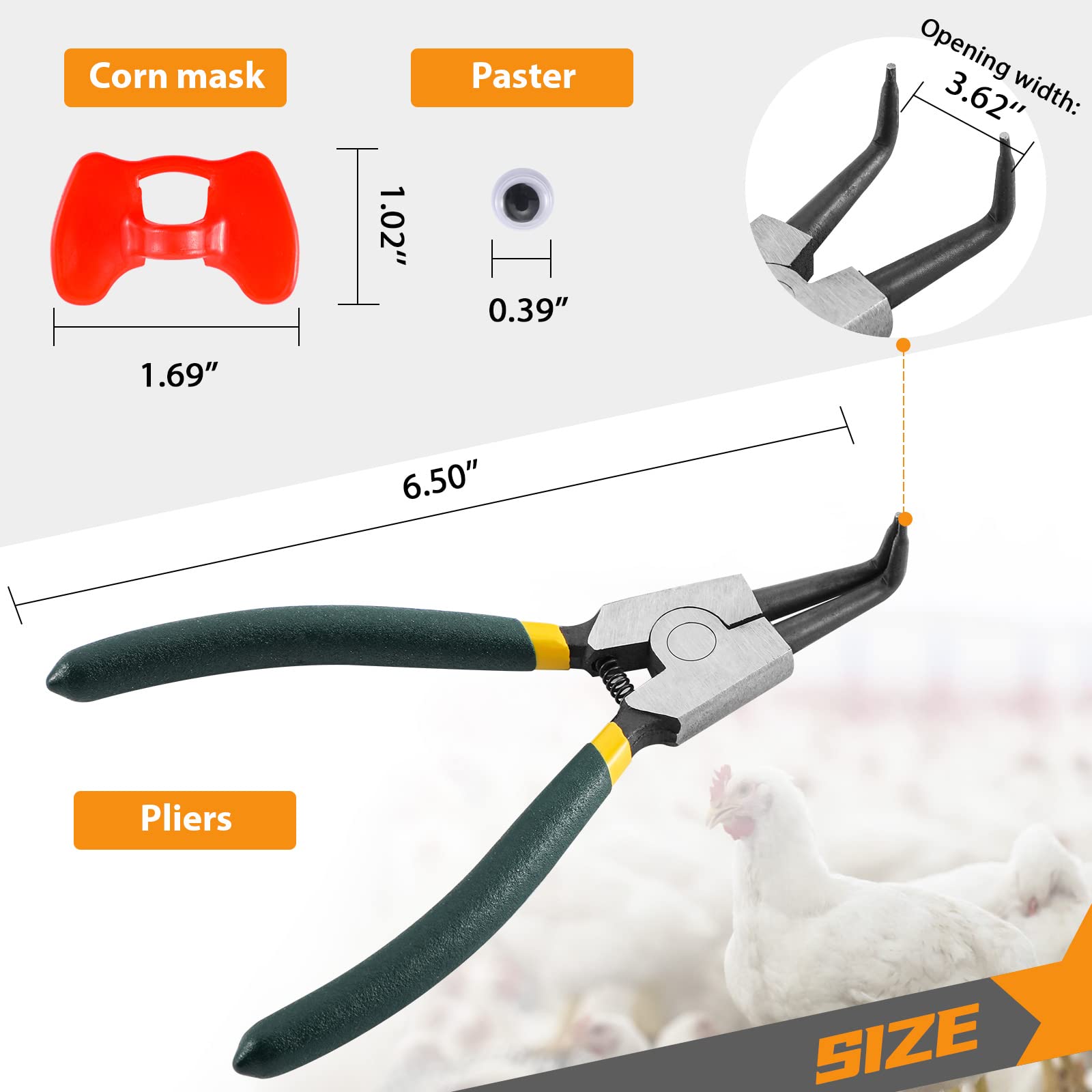 Proshine peepers closeup shows gentle nose clip for comfy wear