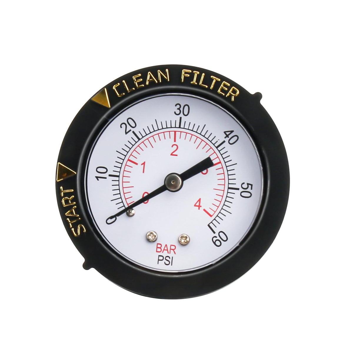 PROSOCOOL ECX2712B1 dial-front with clear readings for quick pool pressure checks