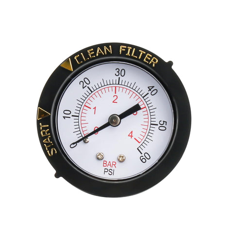 PROSOCOOL ECX2712B1 dial-front with clear readings for quick pool pressure checks