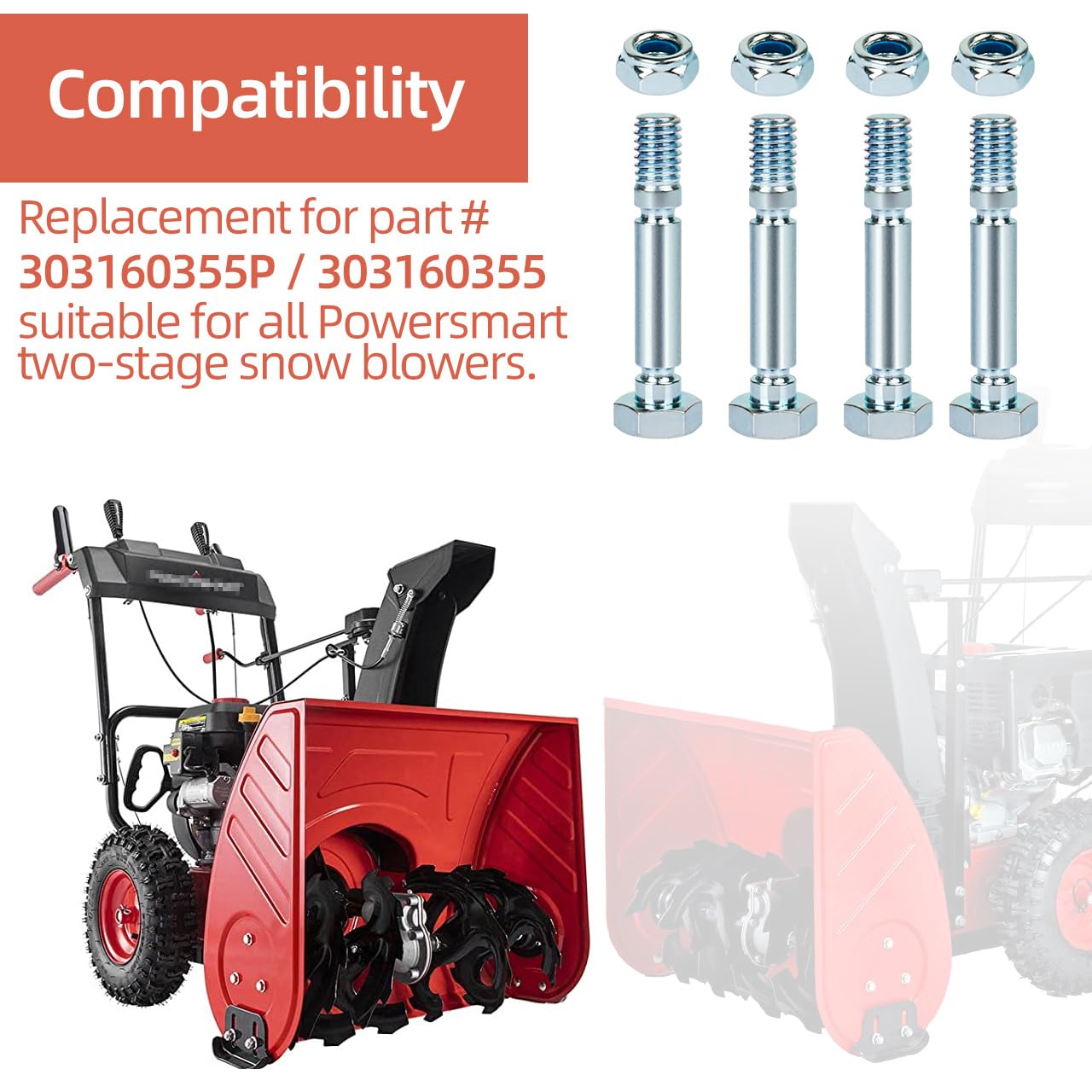 PROSOCOOL stainless steel pins resist wear and corrosion during snow removal