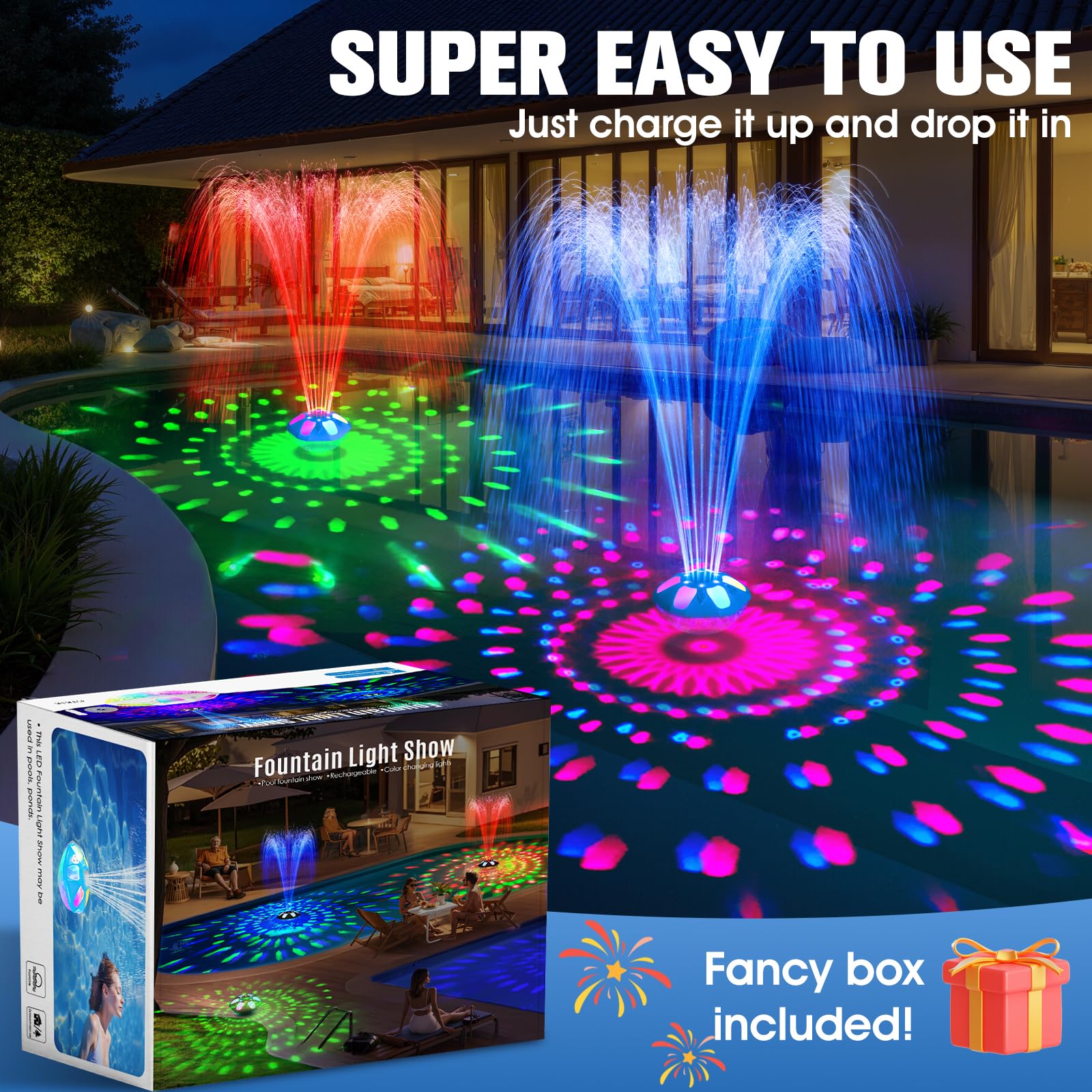 ProSplash anchor and tether keep fountain securely positioned in any pool