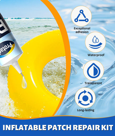 Protado vinyl PVC compatible patches for boats, pools, and tents.