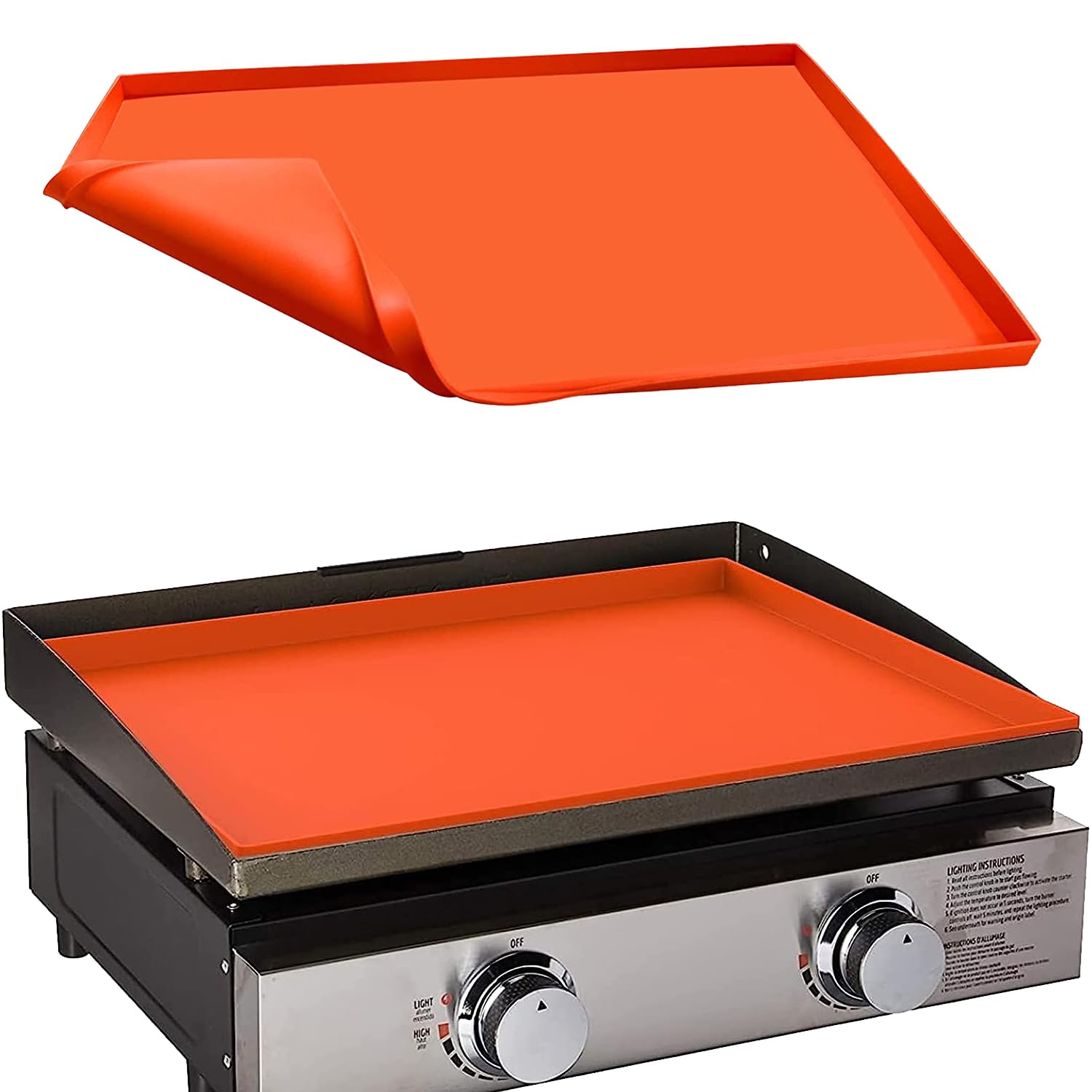 Protebox 22-in griddle mat fits Blackstone perfectly, preventing slips and shielding the surface.