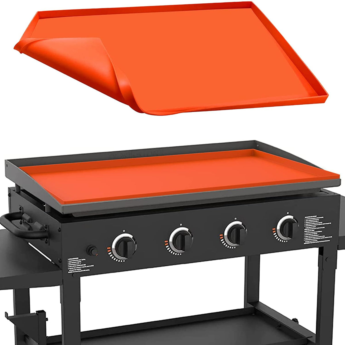 Protebox 36-inch griddle mat fits perfectly, protecting Blackstone from dust and spills.