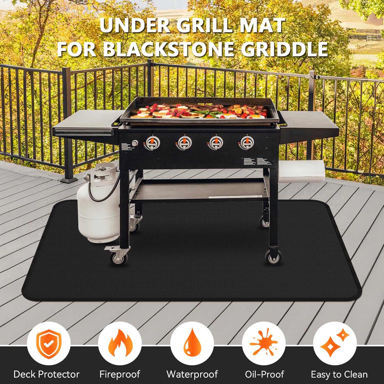 Protebox fireproof fiberglass construction provides durable heat resistance.