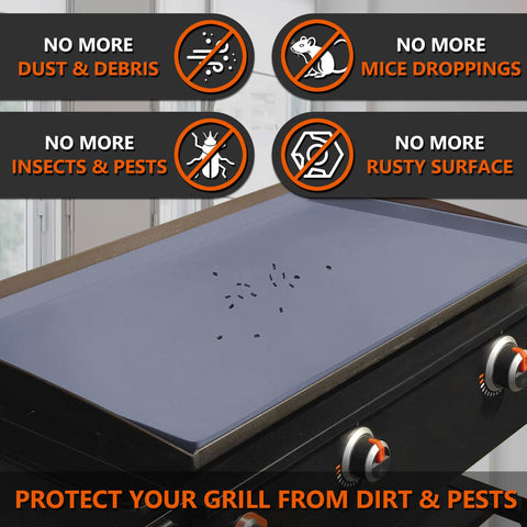 Protebox mat helps prevent rust and oxidation for longer grill life.