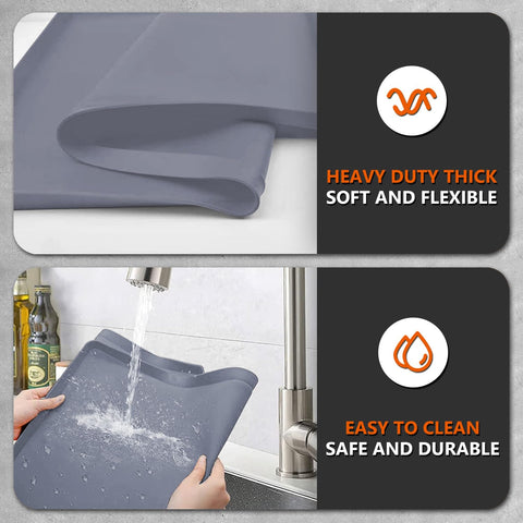 Keeps griddle dry and hygienic during outdoor cooking.