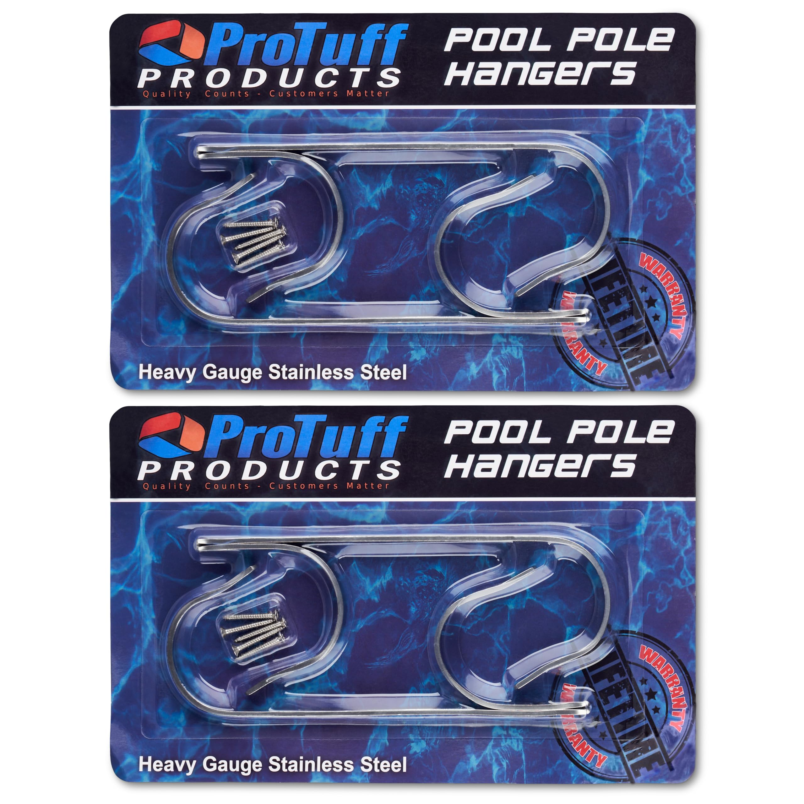 ProTuff Pool Pole Hanger supports heavy-duty poles and accessories