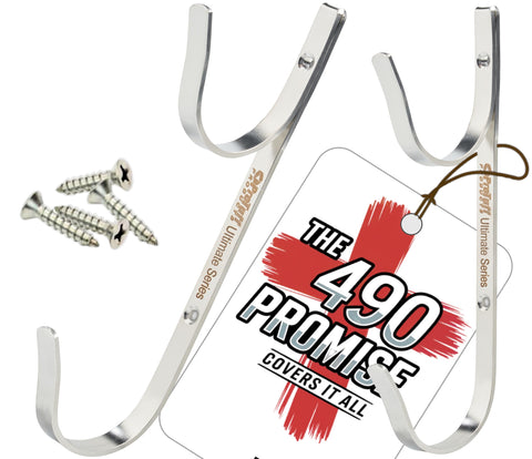 ProTuff Pool Pole Hanger on wall mount keeps poles tidy and accessible