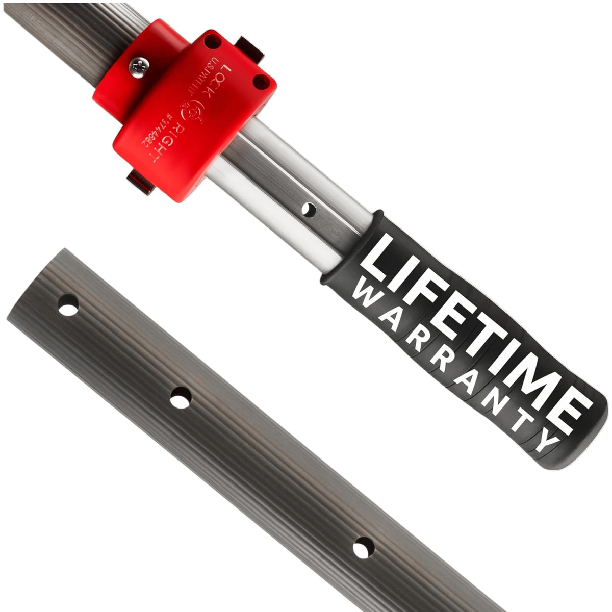ProTuff 12ft telescoping pool pole extended for deep-clean reach and stability.