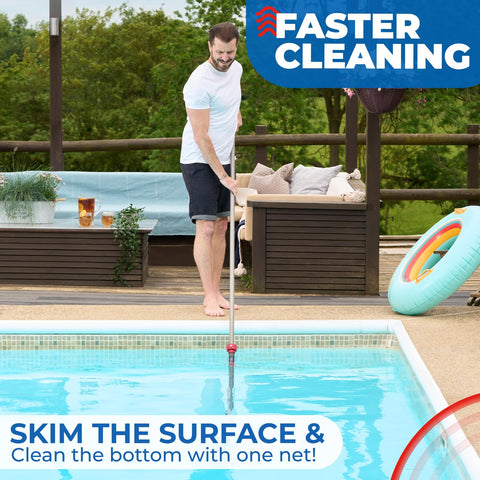 Deep bag from ProTuff captures fine debris for faster pool cleaning