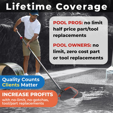 ProTuff 490 Promise logo illustrating unlimited replacement policy