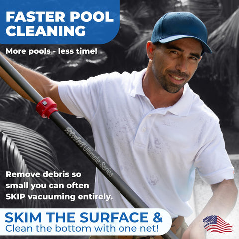 ProTuff Pro Ultimate aluminum-frame build supports heavy pool cleaning