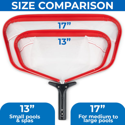 ProTuff silt net universal clip attached to a standard pool pole.