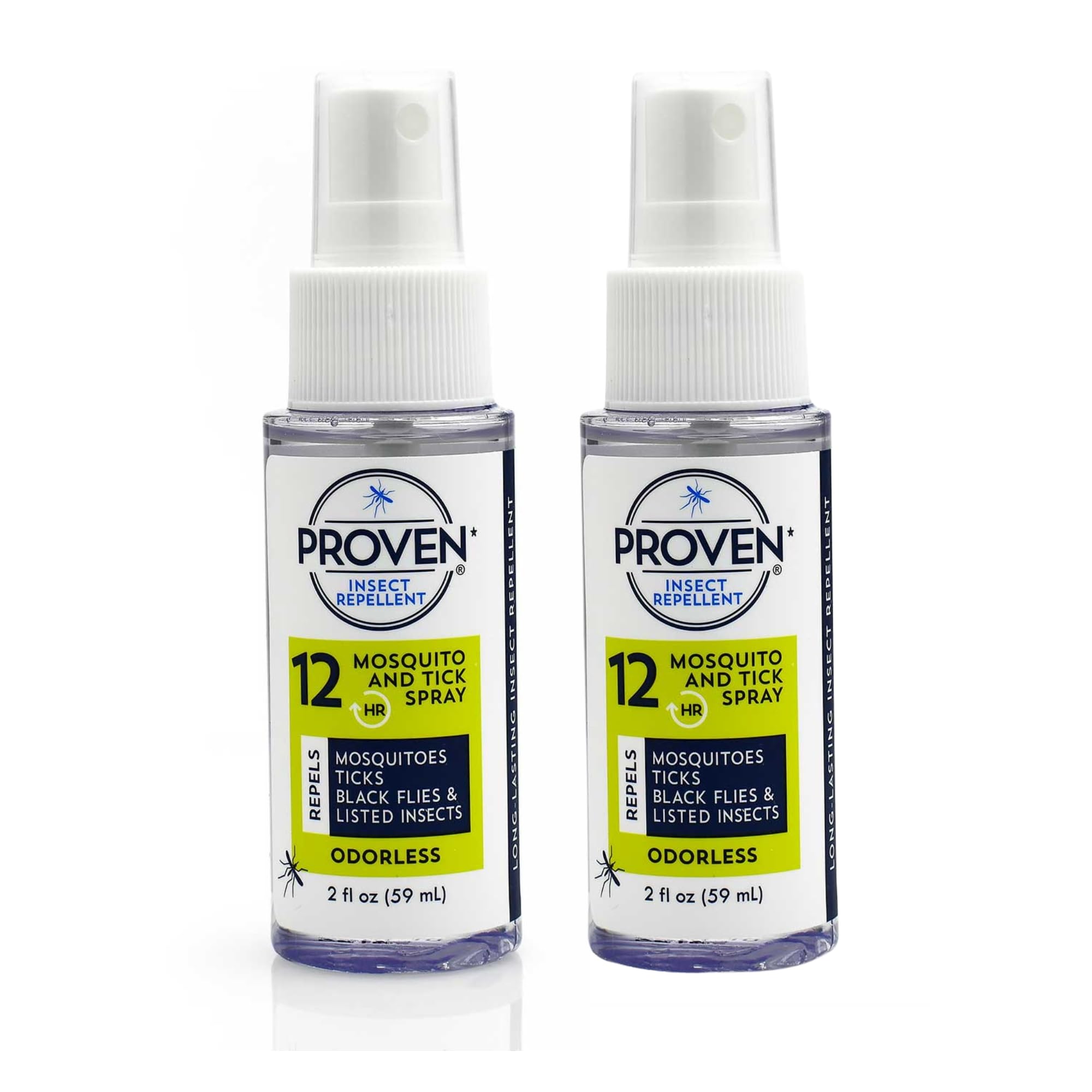 Proven Insect Repellent Spray bottle shown, offering long-lasting protection against mosquitoes and ticks.