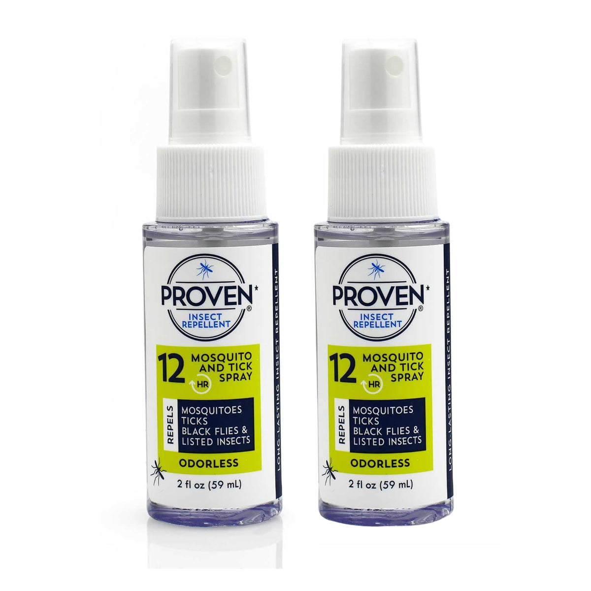 Proven Insect Repellent Spray bottle shown, offering long-lasting protection against mosquitoes and ticks.